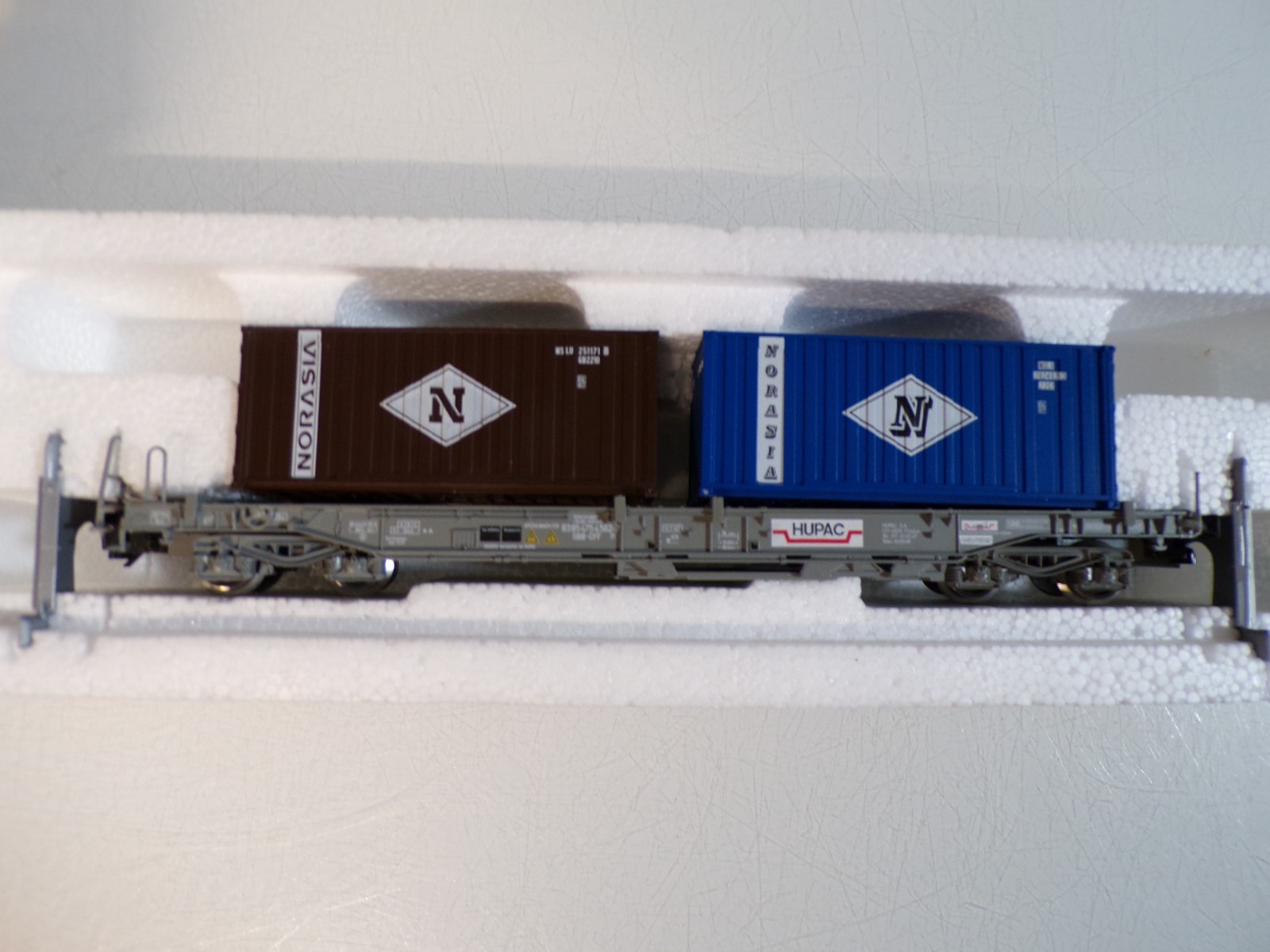 Roco H0 47035 AC Containertragwagen 2 Container d. SBB in OVP für Märklin BH1810 – Bild 3