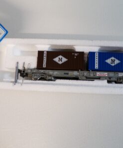 Roco H0 47035 AC Containertragwagen 2 Container d. SBB in OVP für Märklin BH1810