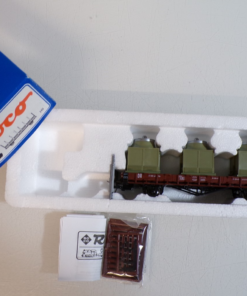Roco H0 47045 Rungenwagen mit Ladung der DR in OVP BH1949