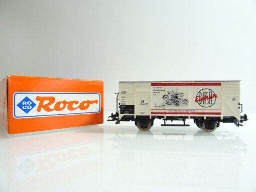 Roco H0 47283 AC gedeckter Güterwagen "Fendt" der DB in OVP PR664 – Bild 3