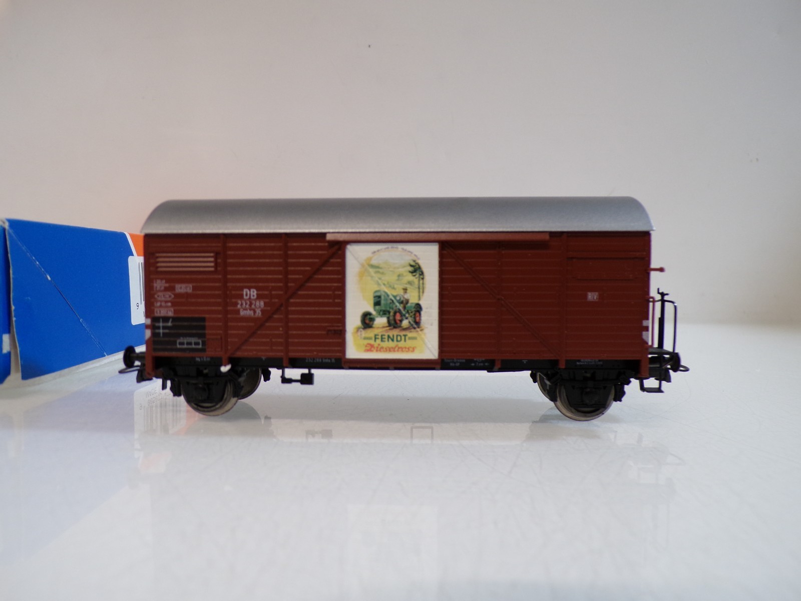 Roco H0 47345 AC gedeckter Güterwagen Fendt der DB in OVP für Märklin BH1894 – Bild 3