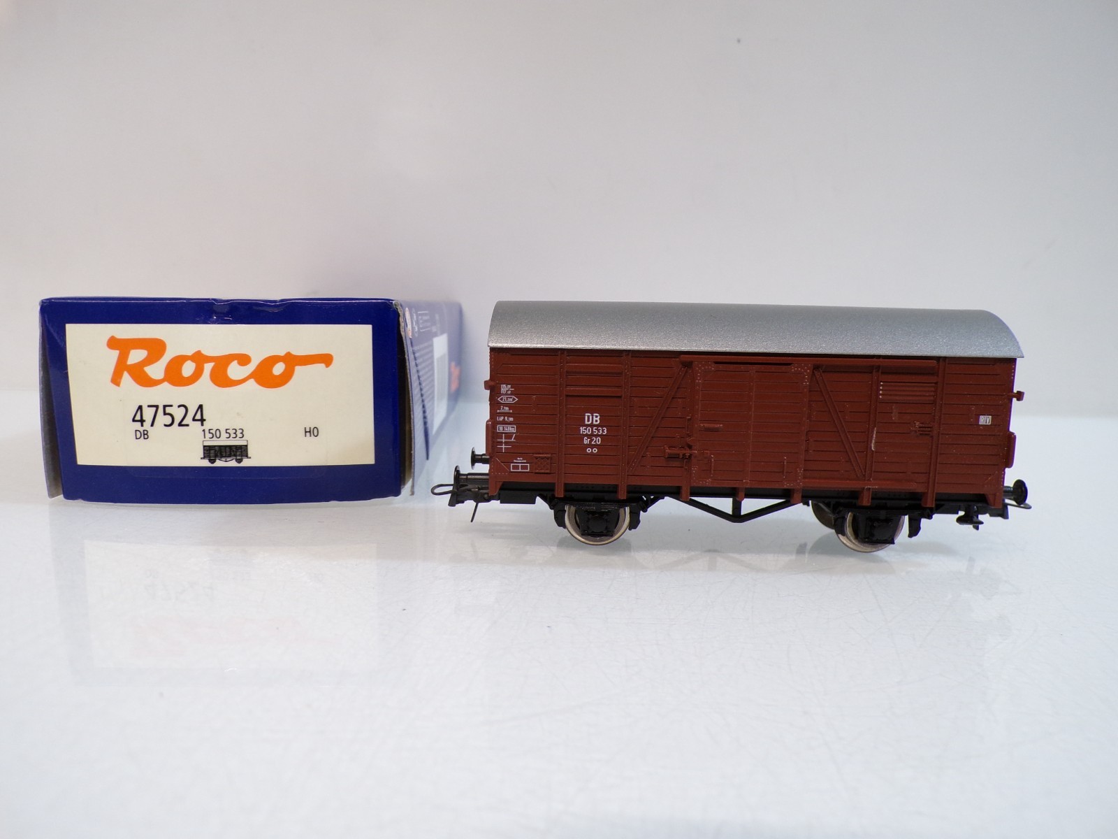 Roco H0 47524 AC gedeckter Güterwagen der DB in OVP für Märklin BH1893