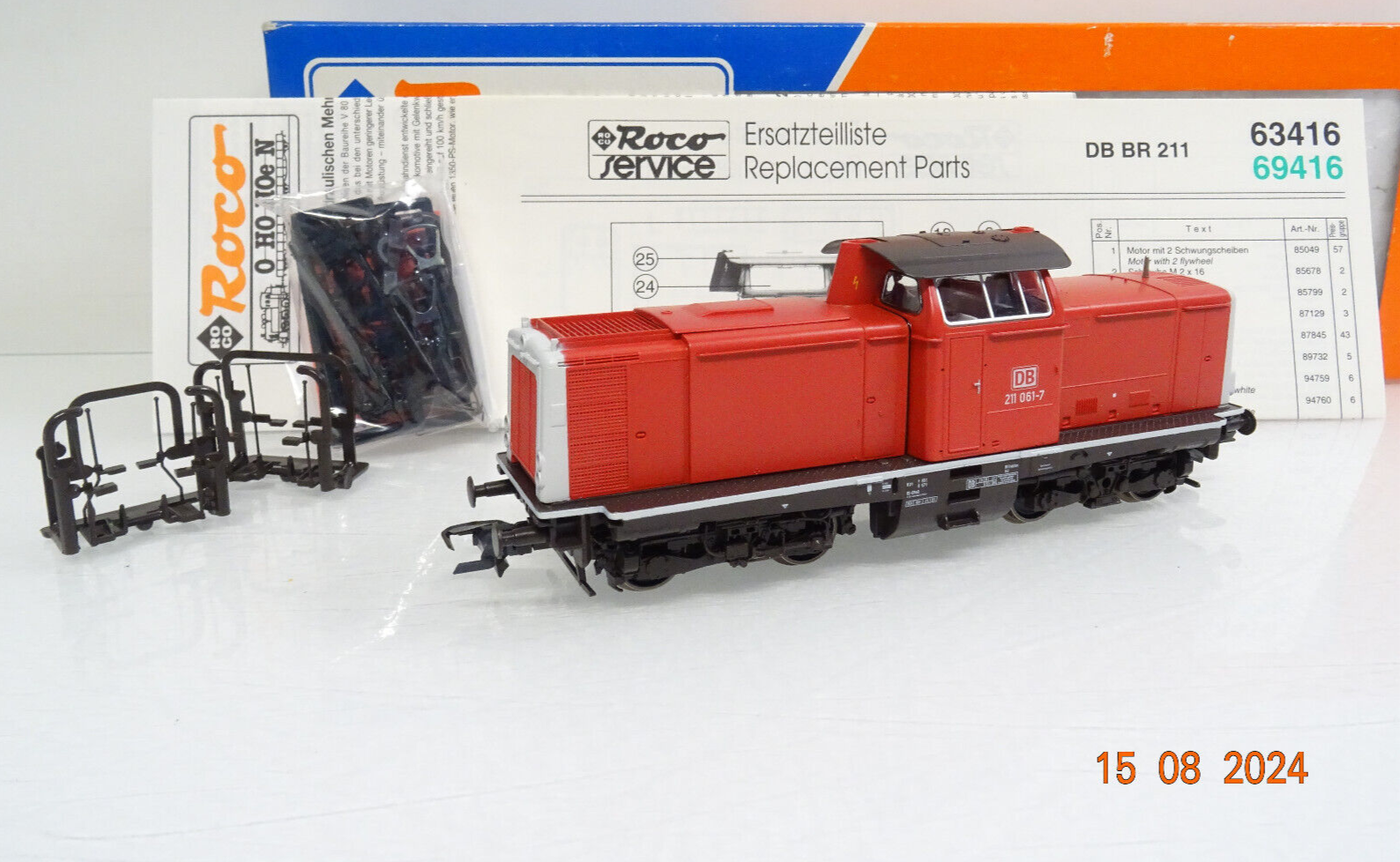 Roco H0 63416 Diesellok BR 211 061-7 der DB mit DSS in OVP LE5184