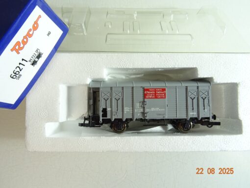 Roco H0 66211 gedeckter Güterwagen Weintransport der SBB in OVP PR9776