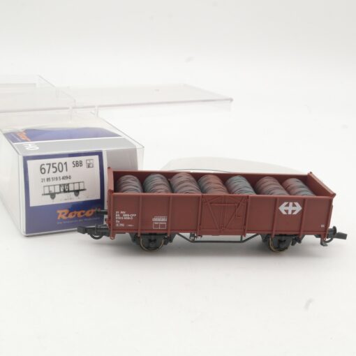 Roco H0 67501 offener Güterwagen mit Ladung der SBB in OVP RR1184