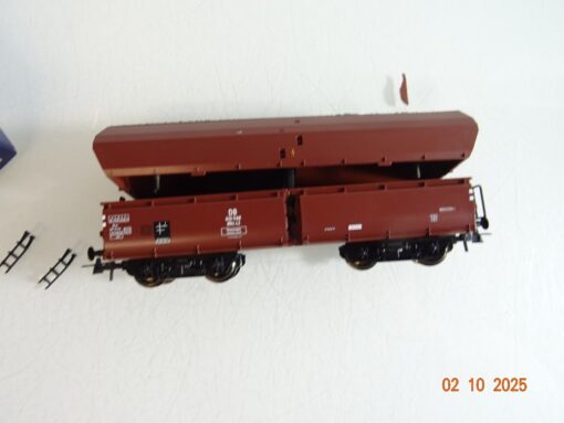 Roco H0 67711 Selbstentladewagen Erz IIId der DB in OVP BH321 – Bild 4