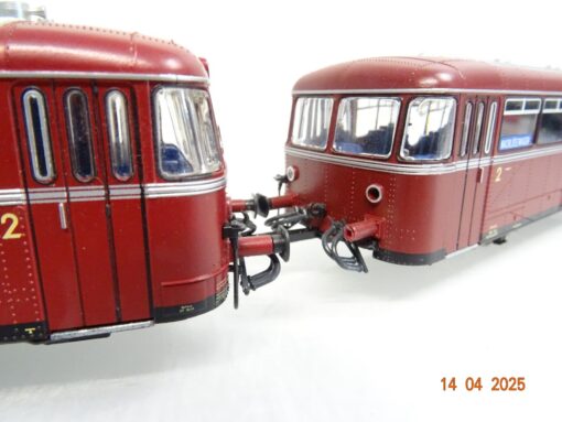 Roco H0 69026 AC Schienenbus VT 98 9505 mit Beiwagen DB Sound Digital OVP JL80 – Bild 3