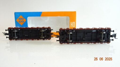 Roco H0 zwei Niederbordwagen mit Ladung der DB in EVP PR8693 – Bild 5