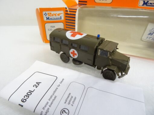 Roco Minitanks 1:87 503 MAN630 L 32A Rotes Kreuz in OVP QR8967 – Bild 3