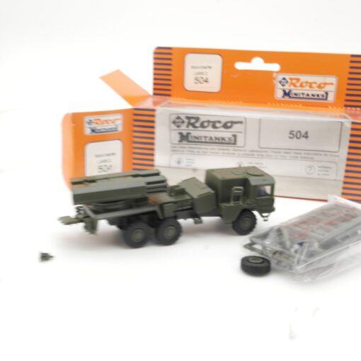 Roco Minitanks 1:87 504 MAN 7 to. Raketenwerfer Lars II BW in OVP QR4712 – Bild 3