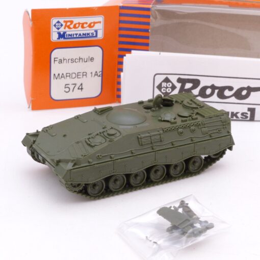 Roco Minitanks H0 1:87 Nr.: 574 Fahrschule Marder 1A2 Bundeswehr, in OVP EX1976