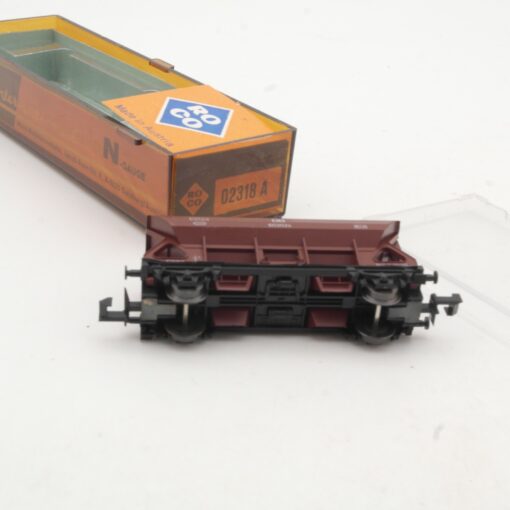Roco N 02318 A Selbstentladewagen mit Ladung der DB in OVP QR7905 – Bild 4