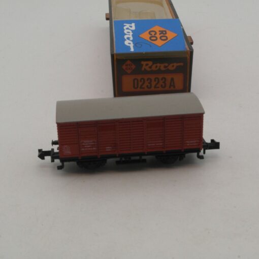 Roco N 02323 A gedecker Güterwagen der DB in OVP RI6985