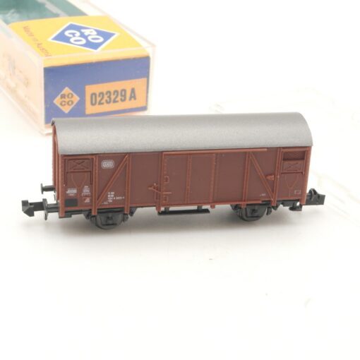Roco N 02329 A gedeckter Güterwagen der DB in OVP RR467