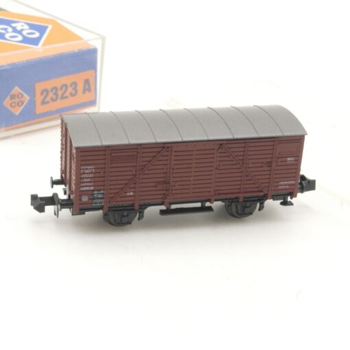 Roco N 2323A Gedeckter Güterwagen der DB in OVP RR470 – Bild 3