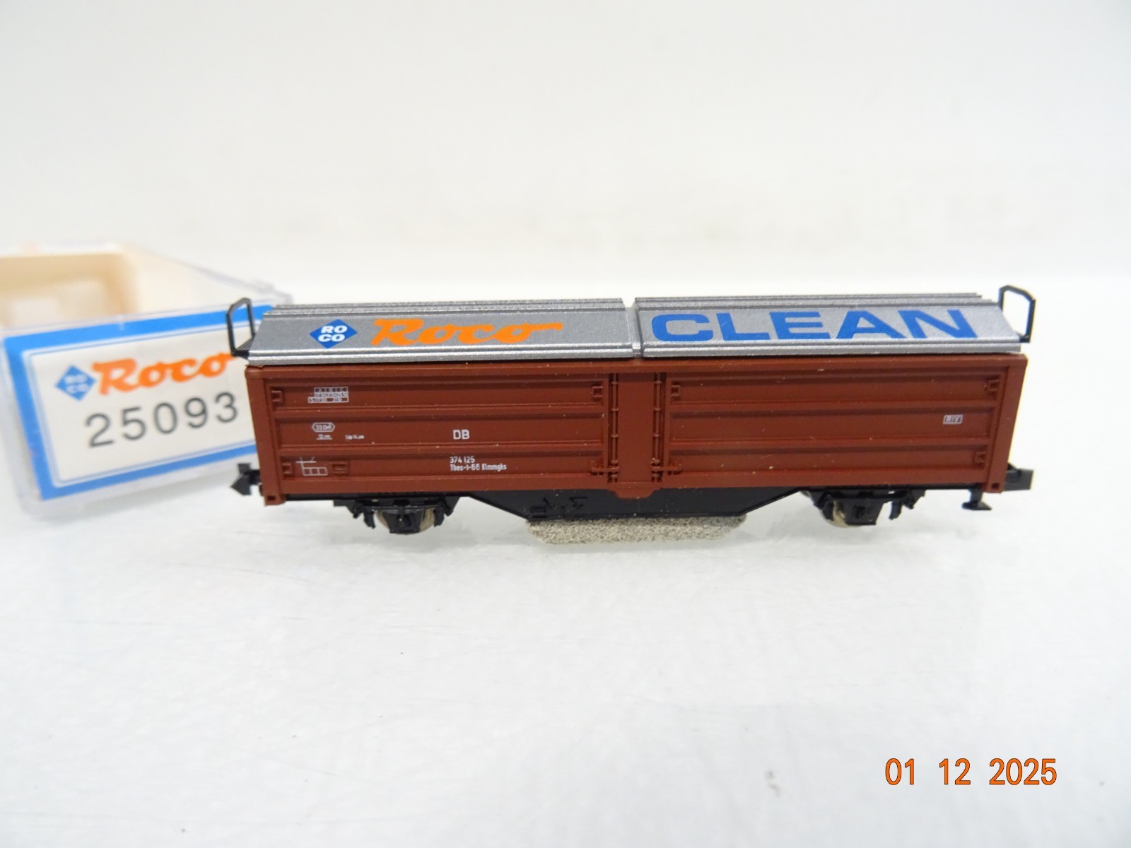 Roco N 25093 Schienenreinigungswagen Roco Clean in OVP RR5126