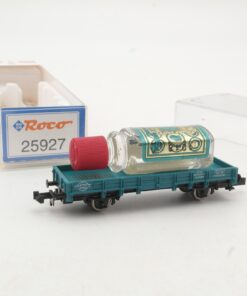 Roco N 25927 Niederbordwagen mit Ladegut 4711 Flasche in OVP RR224