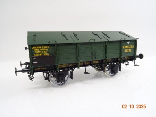 SMT Spur 0 2.61 Unkrautabfuhrwagen der K.Bay.Sts.B. Messingmodell in OVP JL3323 – Bild 4
