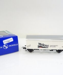 Sachsenmodelle H0 18671 AC Gedeckter Güterwagen Miniland in OVP F943