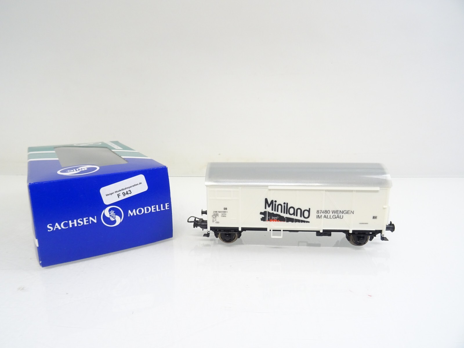 Sachsenmodelle H0 18671 AC Gedeckter Güterwagen Miniland in OVP F943