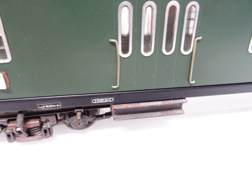 Schieck Spur 0 RAR! D-Zug Packwagen der DB Metallausführung LE289 o. – Bild 4