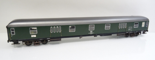 Schieck Spur 0 RAR! D-Zug Packwagen der DB Metallausführung LE289 o.