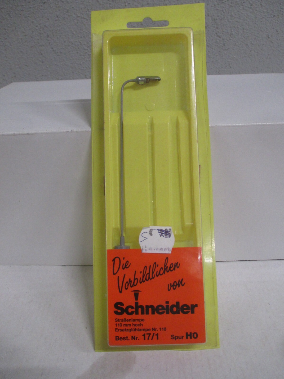 Schneider H0 17/1 Straßenlampe 110 mm hoch m.OVP WZ6083