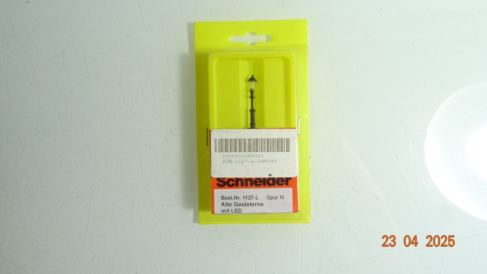 Schneider N 1127 L Alte Gaslaterne in OVP CK7723