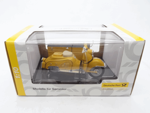 Schuco 1:10 010495 Zündapp Bella mit Beiwagen Deutsche Post in OVP RR1434