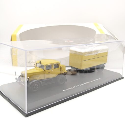 Schuco 1:43 006257 Hanomag ST 100 Zugmaschine mit Anhänger Post in OVP RR2283 – Bild 4