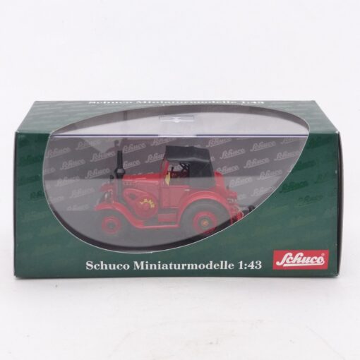 Schuco 1:43 02861 Lanz Eilbulldog mit Verdeck rot in OVP EX6575 – Bild 4