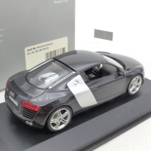 Schuco 1:43 Werbemodell 0383854 Audi R8 phantomschwarz in OVP EX7729 – Bild 3