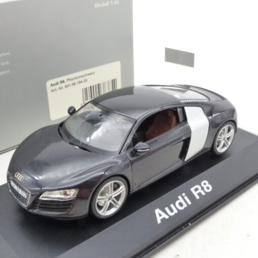 Schuco 1:43 Werbemodell 0383854 Audi R8 phantomschwarz in OVP EX7729