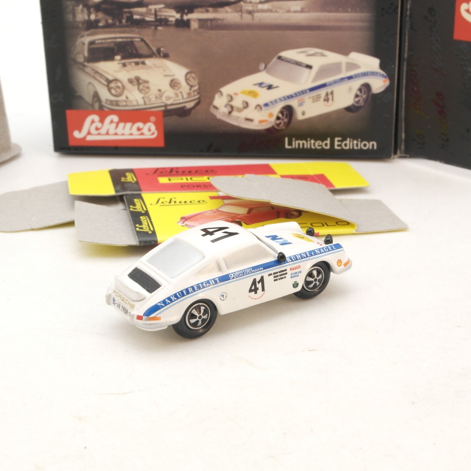 Schuco 1:90 01345 Porsche 911 East-African-Safari 74 Limitiert in OVP RG7659 – Bild 3