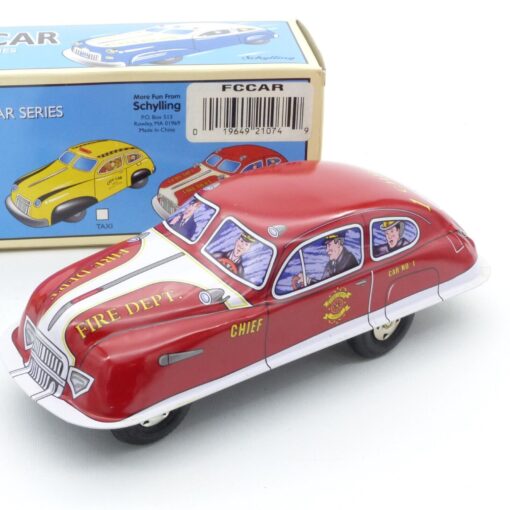 Schylling Classic Tin Car Series - Fire Car, in OVP EX481