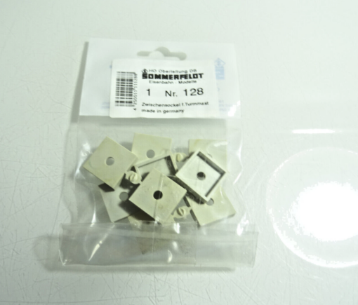 Sommerfeldt H0 128 Zwischensockel für T-Mast Art. 124-129 9Stück in OVP CK184
