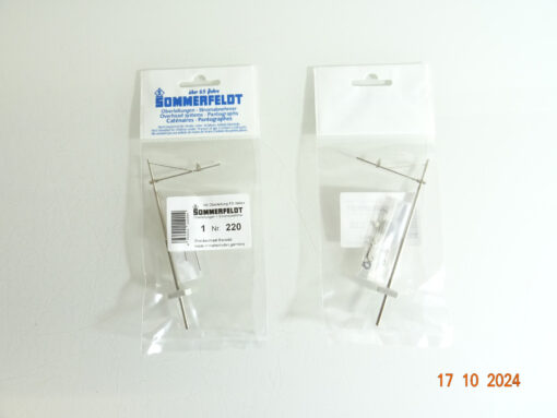 Sommerfeldt H0 220 Streckenmast siehe Foto in OVP CK3445