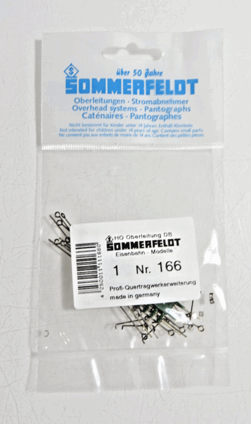 Sommerfeldt Spur H0 166 Quertragwerkerweiterung siehe Foto in OVP CK199