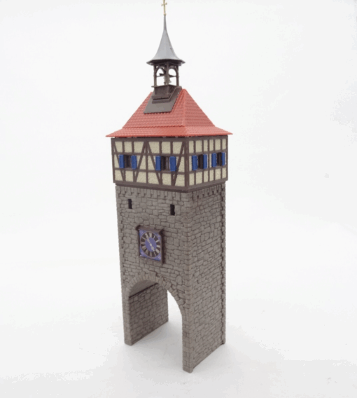Spur H0 Altstadttor Fachwerk ca 7 x 5 cm aus Anlagerückbau, siehe Foto RR575 o. – Bild 4