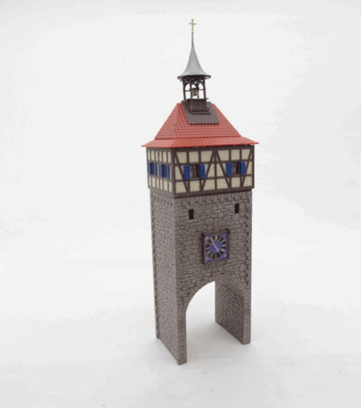 Spur H0 Altstadttor Fachwerk ca 7 x 5 cm aus Anlagerückbau, siehe Foto RR575 o. – Bild 5