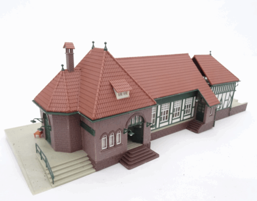 Spur H0 Bahnhof / Gebäude ca. 38 x 13 aus Anlagenrückbau, siehe Bilder RR347 o. – Bild 3