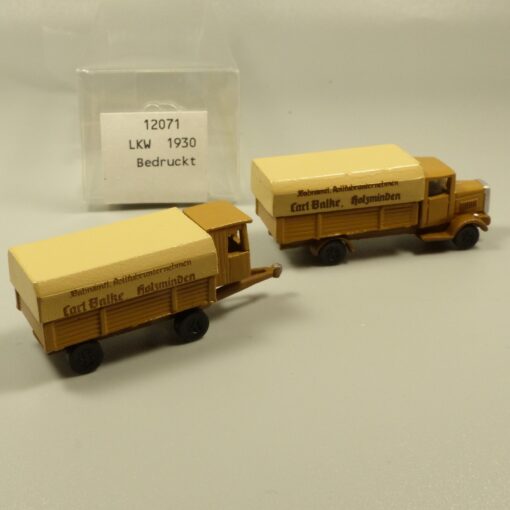 Stettnisch / I.M.U. / IMU 1:160 12071 LKW 1930 bedruckt in OVP EX6389 – Bild 3