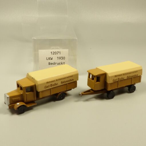 Stettnisch / I.M.U. / IMU 1:160 12071 LKW 1930 bedruckt in OVP EX6389