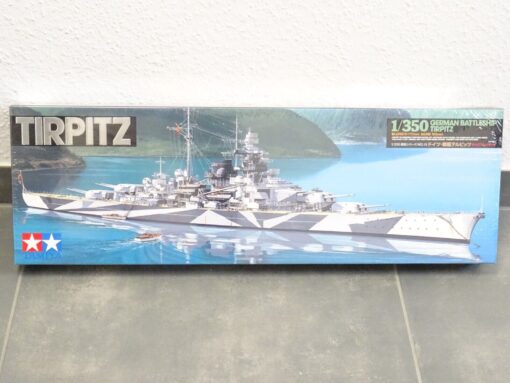 Tamiya 1:350 Nr.: 78015 German Battleship TIRPITZ, in OVP EX2674