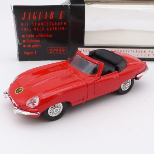 Tchibo 1:38 27939 Jaguar E rot mit pull back Antrieb in OVP EX3565
