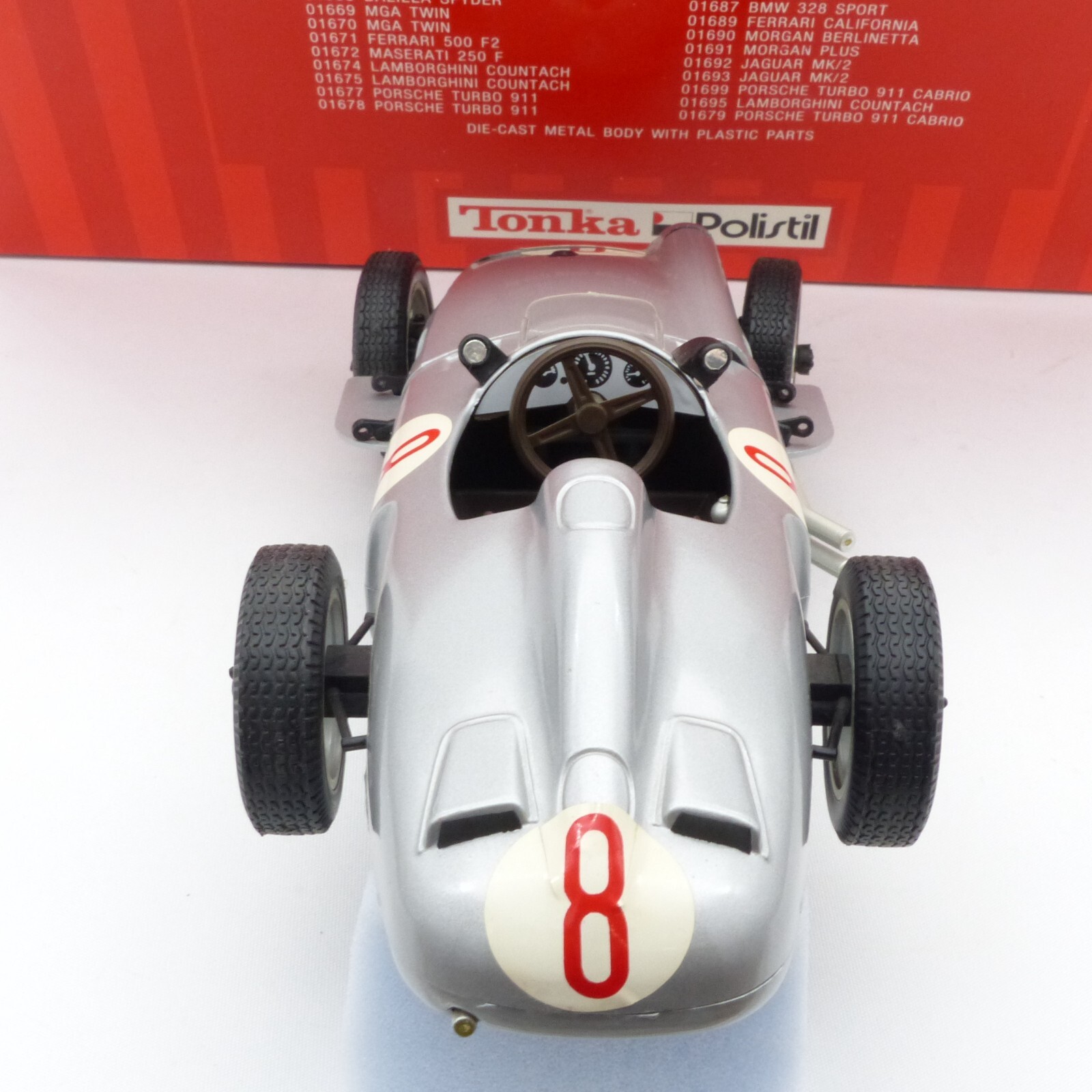 Tonka 1:16 Nr.: 01667 Mercedes RW 196 Silberpfeil #8, in OVP EX474 – Bild 5