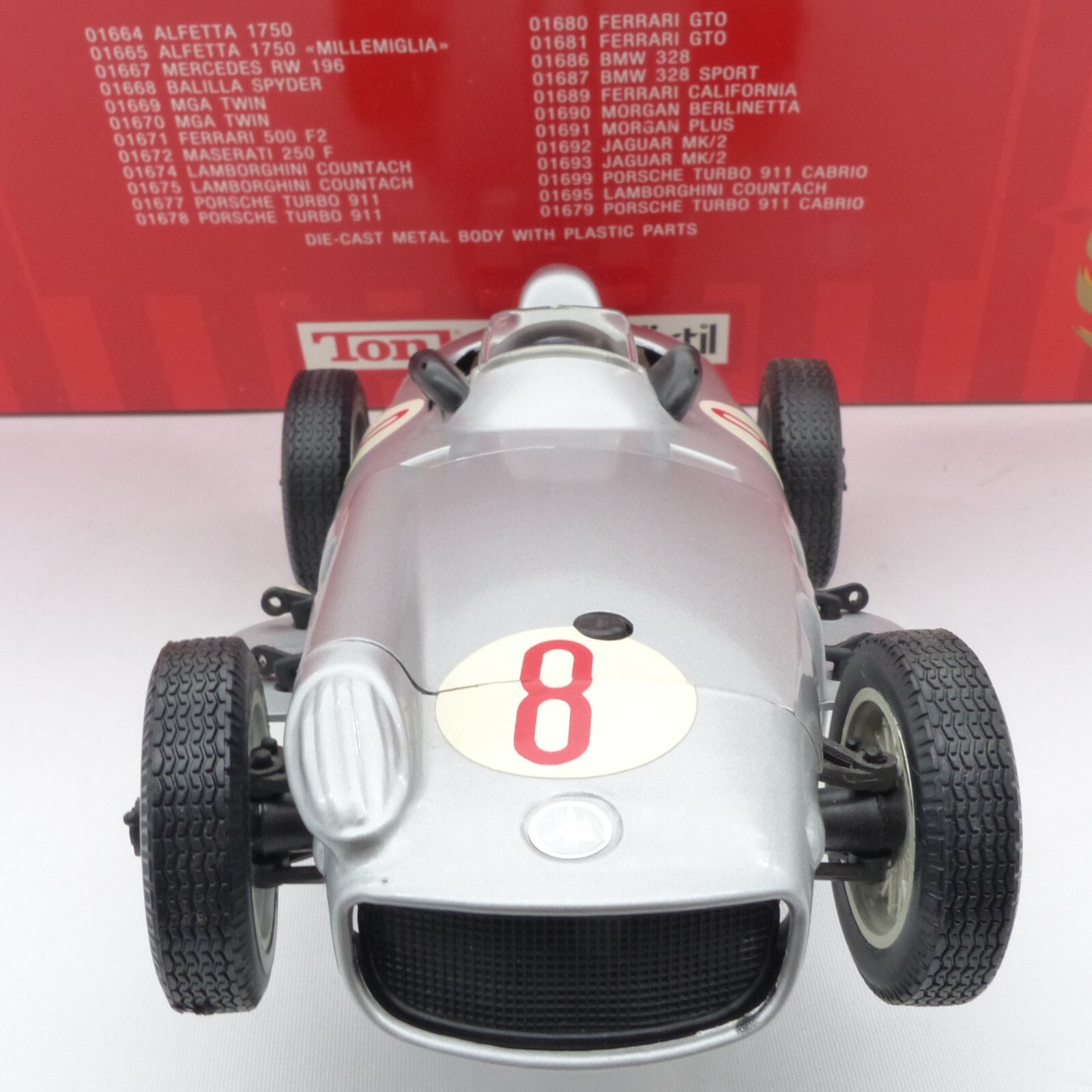 Tonka 1:16 Nr.: 01667 Mercedes RW 196 Silberpfeil #8, in OVP EX474
