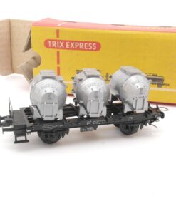 Trix Express H0 459 Behältertragwagen der DB in OVP QR3754