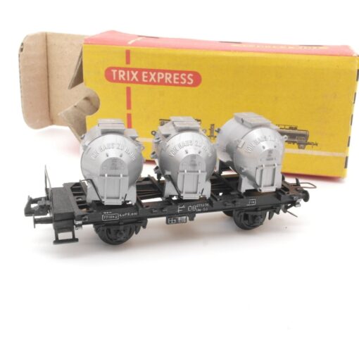 Trix Express H0 459 Behältertragwagen der DB in OVP QR3754