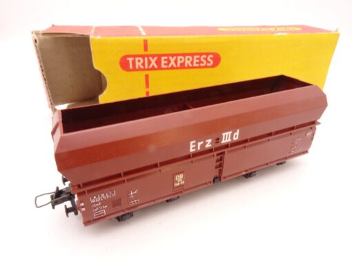 Trix Express H0 487 Schüttgutwagen ERZ IIId der DB in OVP QR369
